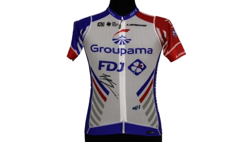 Guarnieri Team FDJ Signed Race Jersey Giro d Italia 2020 Back