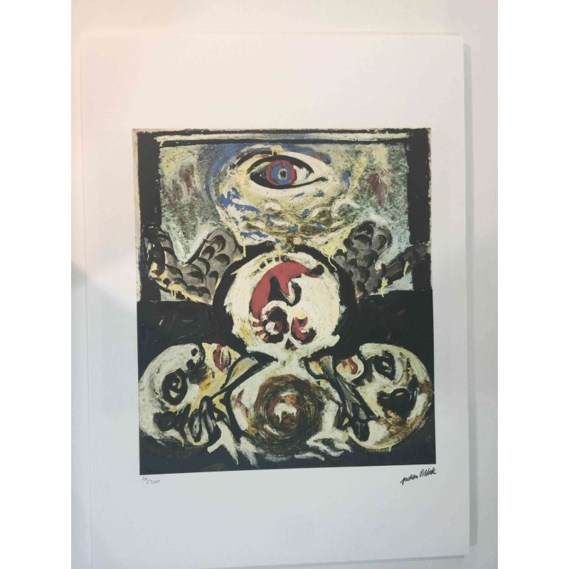 Offset lithography by Jackson Pollock (replica)