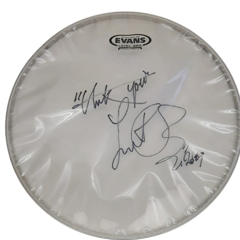 Charlie Watts of The Rolling Stones Signed Drumskin