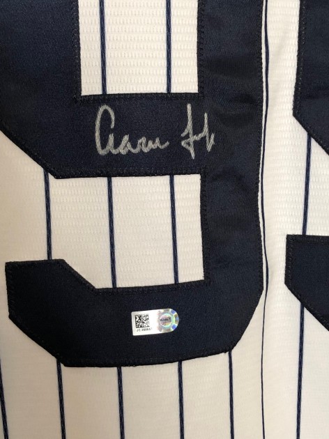 Sold at Auction: Aaron Judge New York Yankees Autographed Majestic