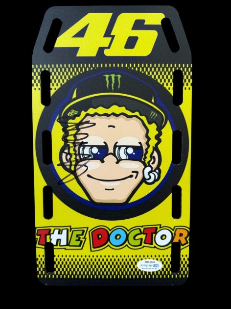Valentino Rossi Signed Pit Board
