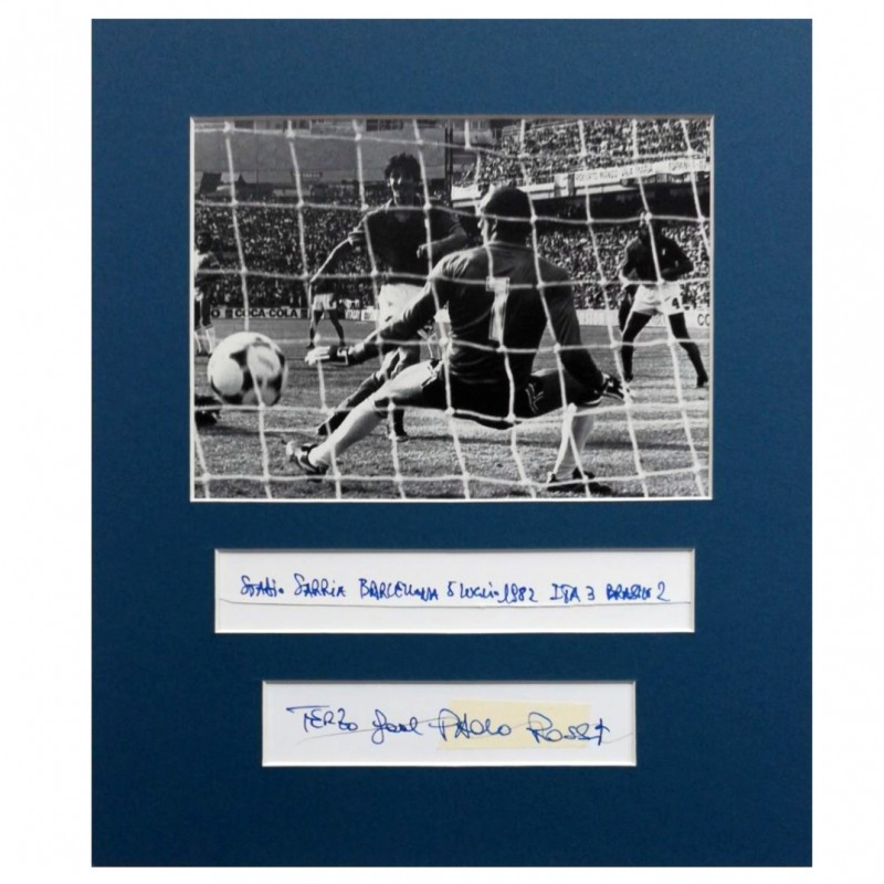 Paolo Rossi Photograph with Captions