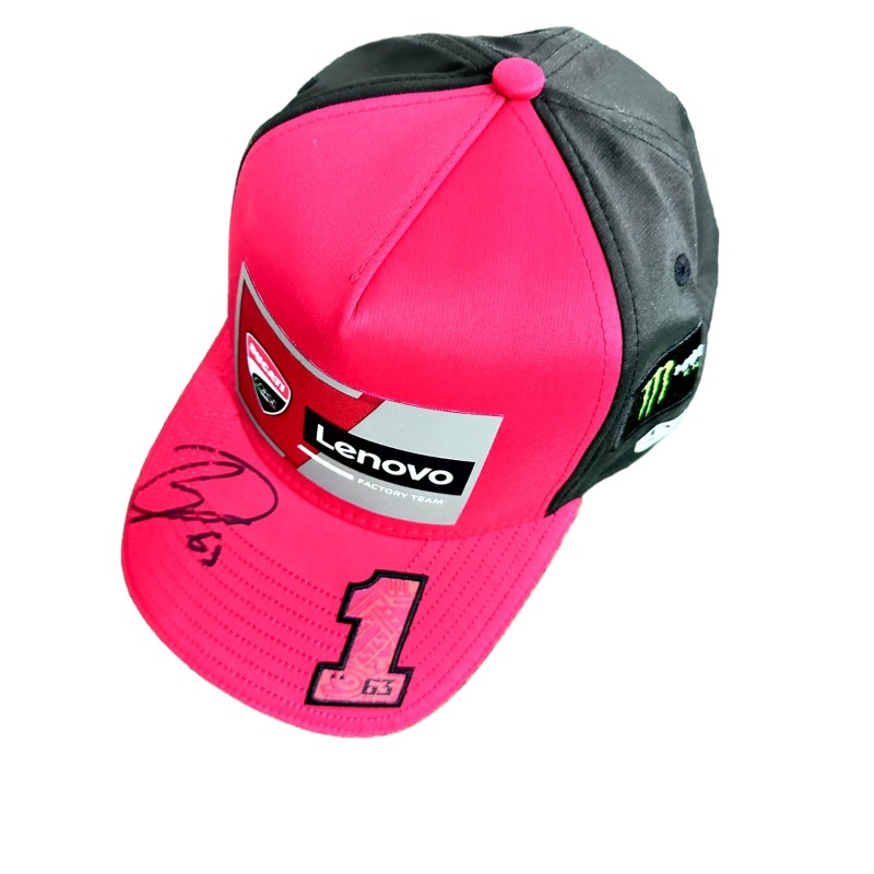Cappello ufficiale Ducati - Autografato da Francesco Bagnaia