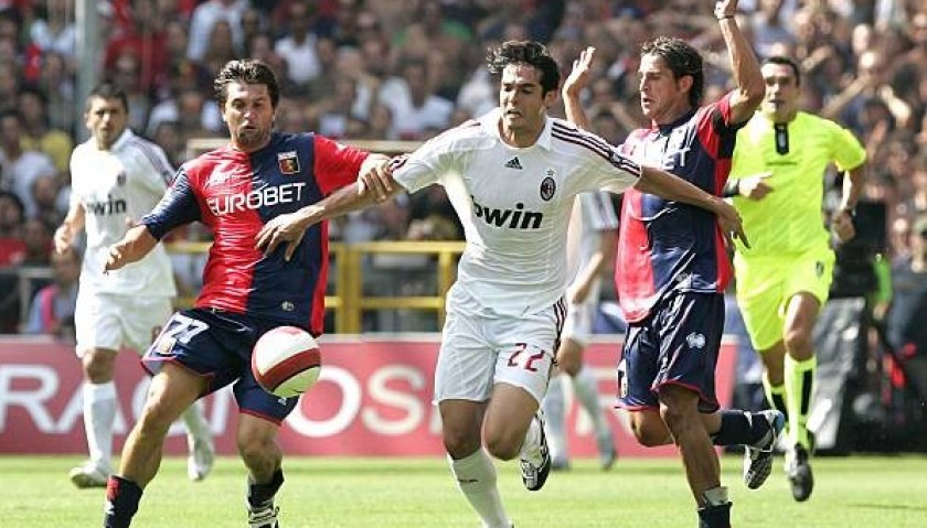 Ricardo Kaka AC Milan Matchworn Shirt, 2007
