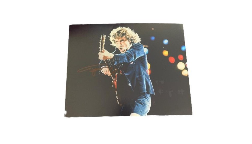 Angus Young Signed Photograph