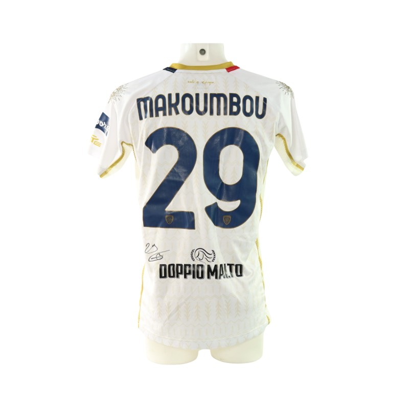 Maglia Makoumbou Venezia vs Cagliari Unwashed, 2024 - Autografata