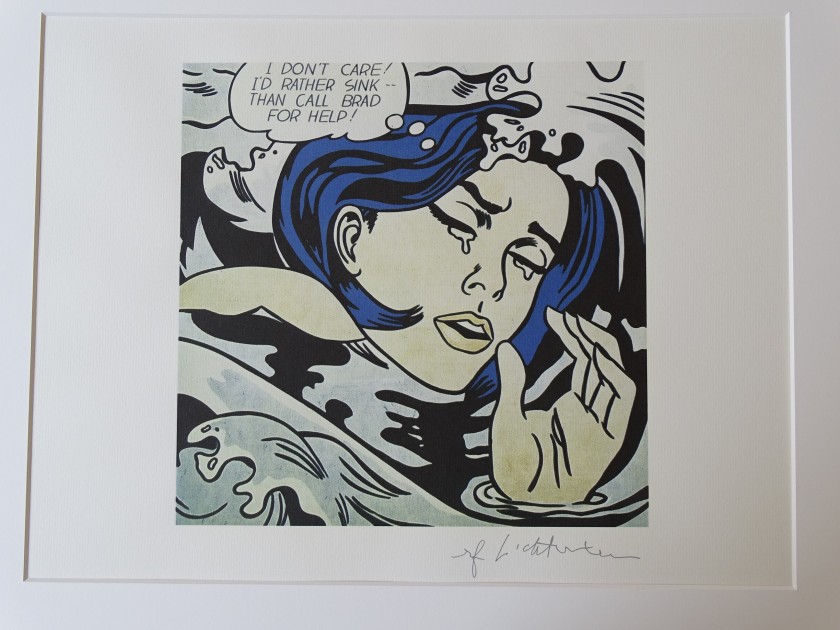 Roy Lichtenstein "I don't care"