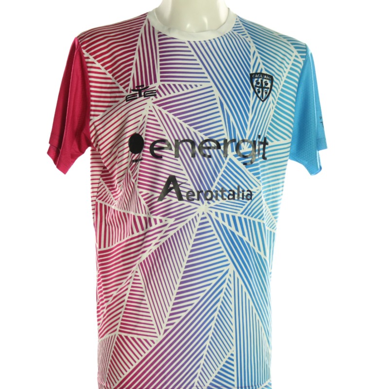Sherry's Cagliari Signed Pre-Match Unwashed Shirt, 2025/26