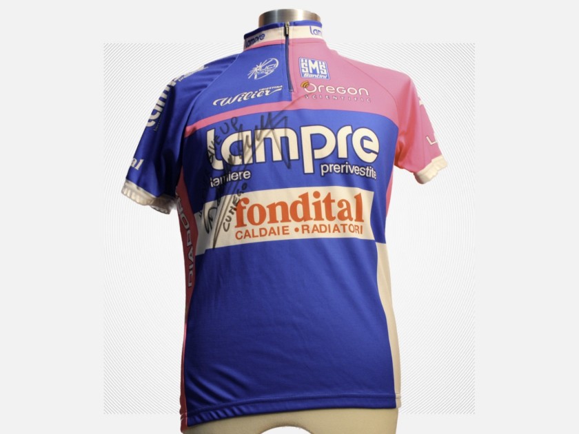 Team Lampre Official Jersey Signed by Damiano Cunego - CharityStars