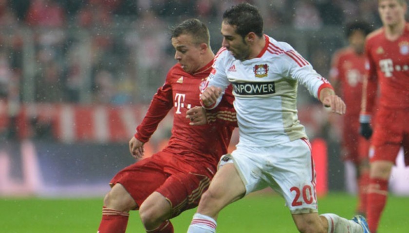 Carvajal's Official Bayer Leverkusen Signed Shirt, 2011/12