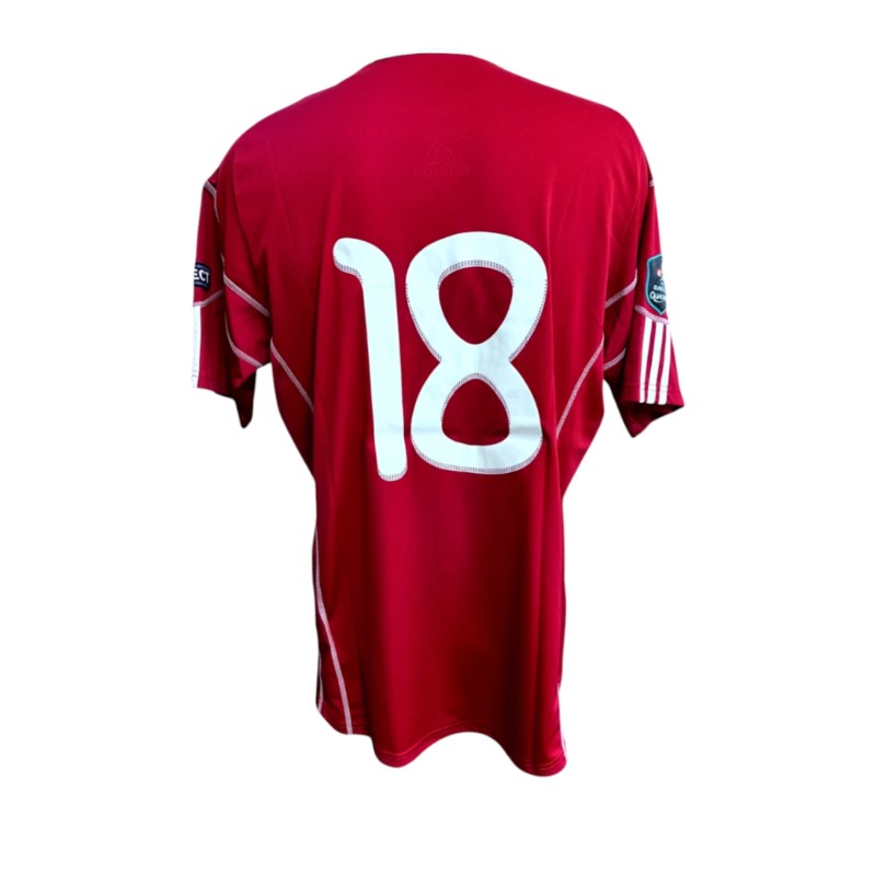 Andorra vs Armenia Match-Worn Shirt, EURO 2012 Qualifiers