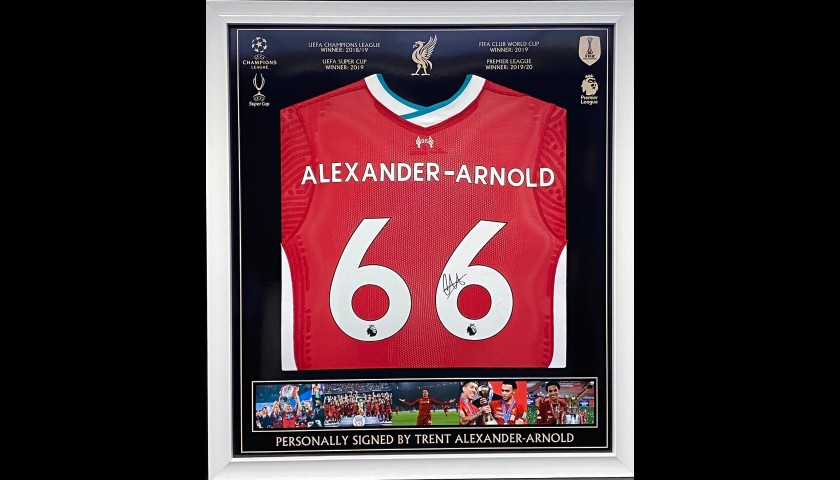 Liverpool Shirt Signed by Trent Alexander-Arnold
