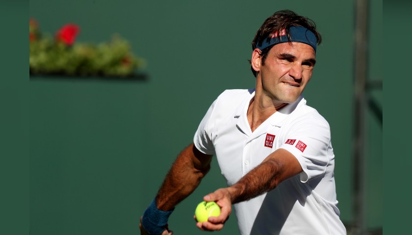 Dunlop Tennis Ball Signed by Roger Federer