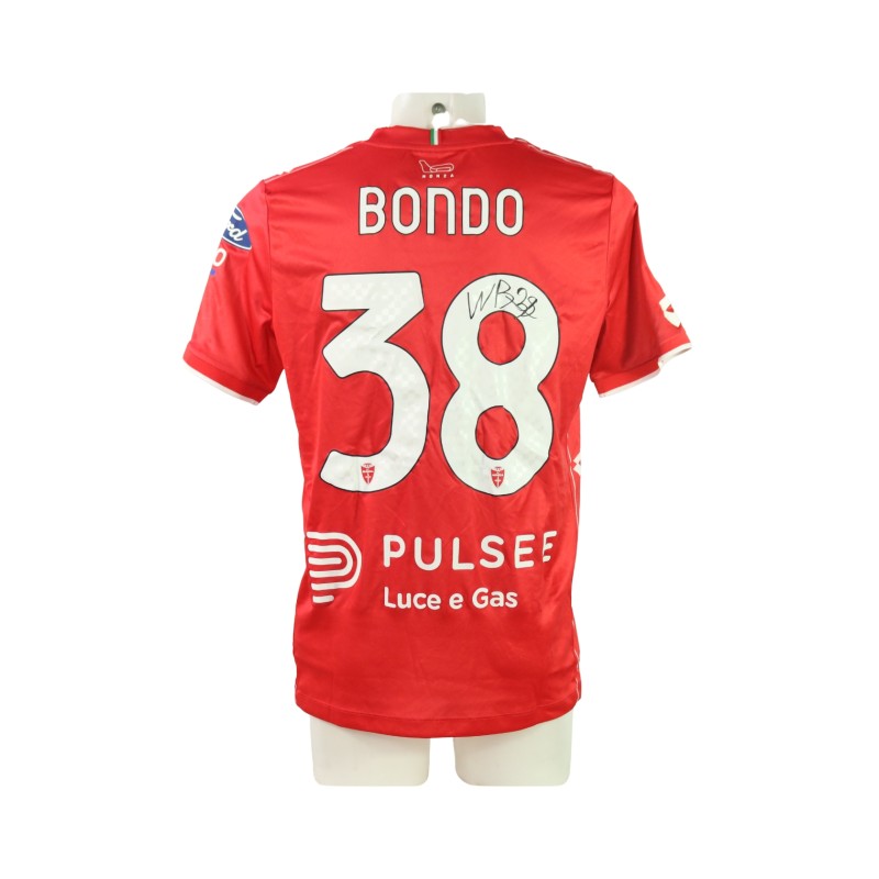 Bondo's Signed Unwashed Shirt, Monza vs Milan 2024