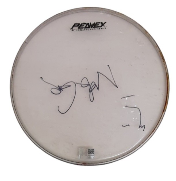 Radiohead Signed Drumskin