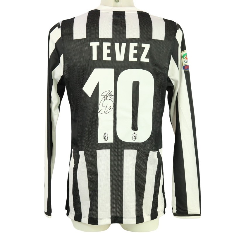 Maglia gara Tevez Juventus, 2013/14 - Autografata