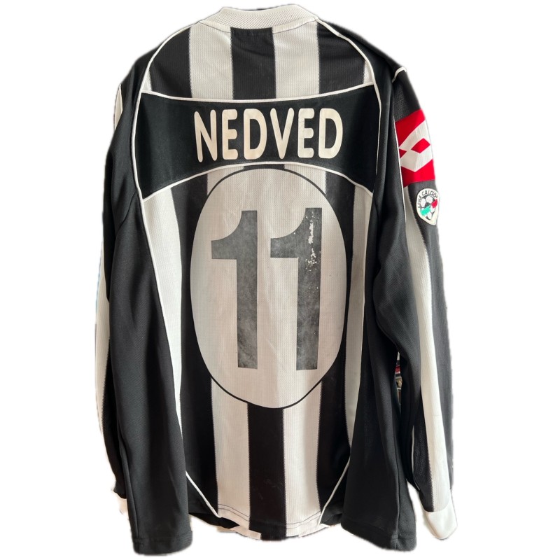 Nedved's Juventus Match-Worn Shirt, Serie A 2002/03