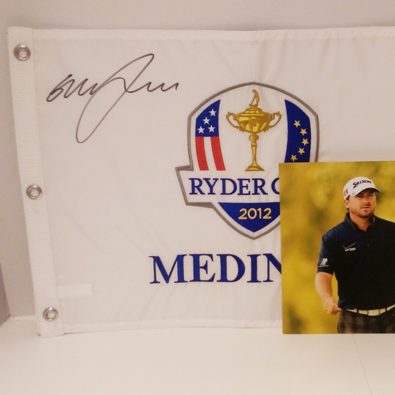 Medinah Ryder Cup 2012 Flag signed by Graeme McDowell 