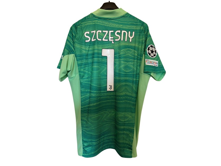 Szczesny's Juventus Match-Issued Shirt, UCL 2021/22