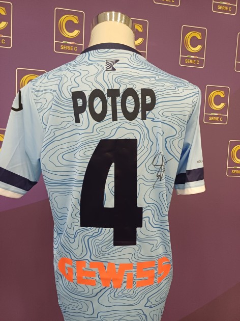 Potop's Albinoleffe Signed Issued Shirt, 2025/26
