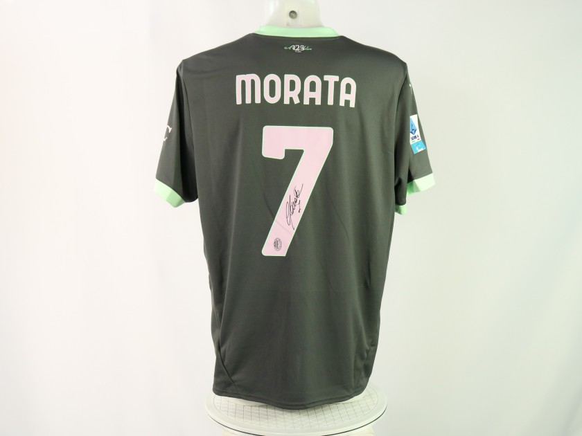 Maglia Ufficiale Morata Milan, 2024/25 - Autografata