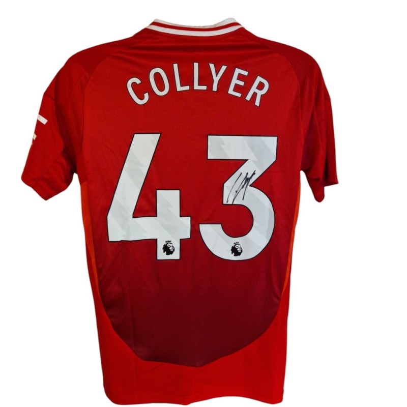 Replica maglia Manchester United 2024/25 firmata da Toby Collyer