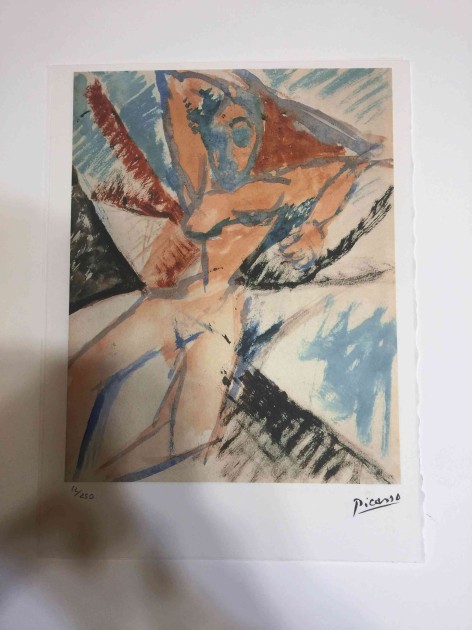 Offset lithography by Pablo Picasso replica)
