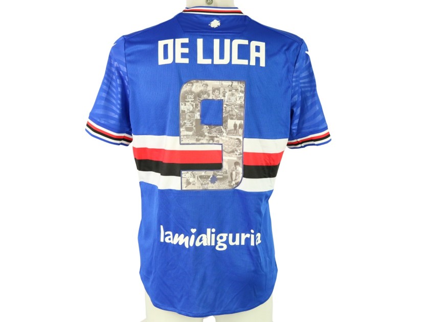 De Luca's Unwashed Shirt, Sampdoria vs Parma 2024 - Special Vialli