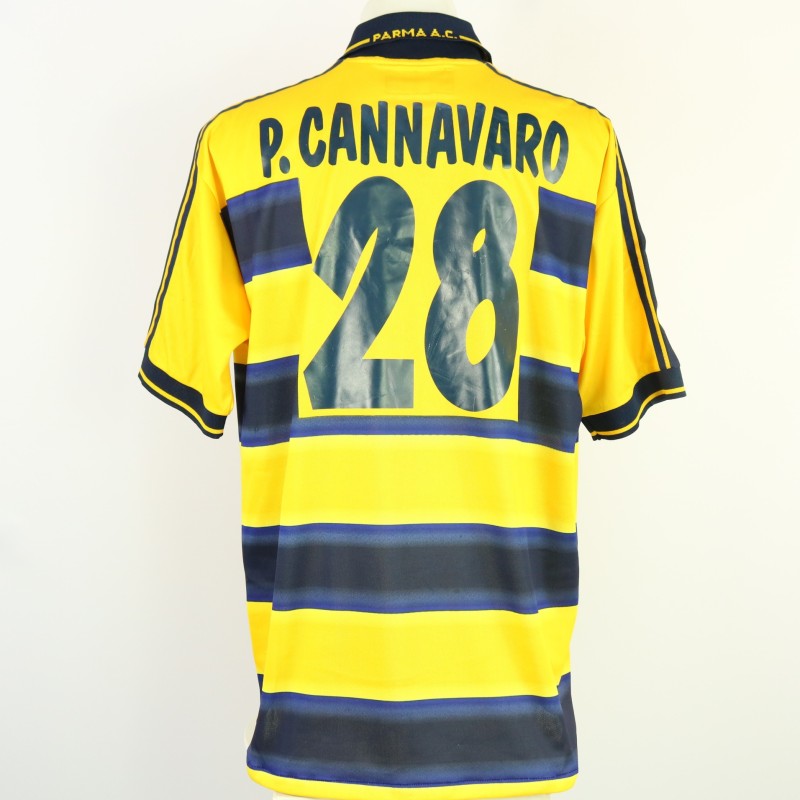 Paolo Cannavaro's Parma Match Shirt, 2000/01