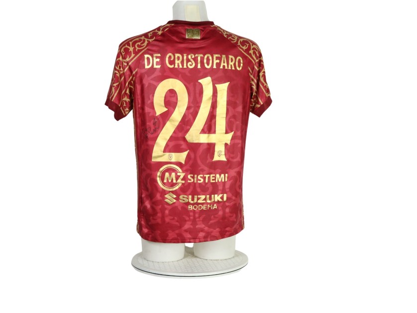 De Cristofaro's Signed Unwashed Shirt, Potenza vs Latina Coppa Italia Serie C Final 2026