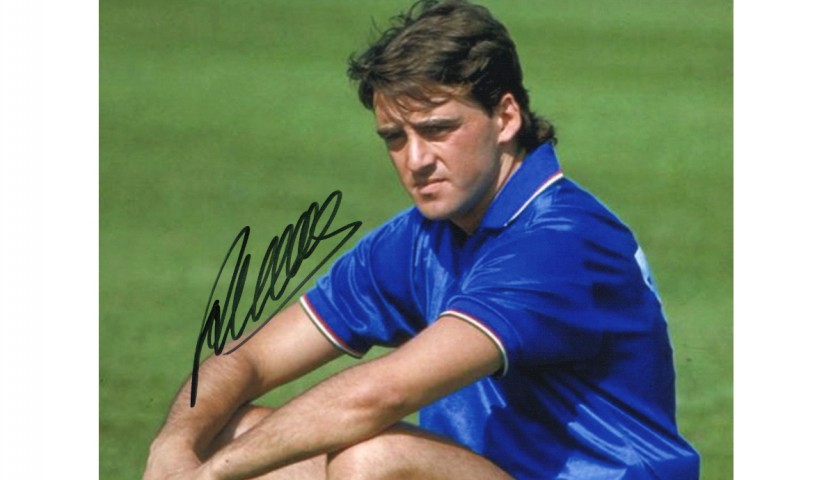 Roberto Mancini Signed Photograph