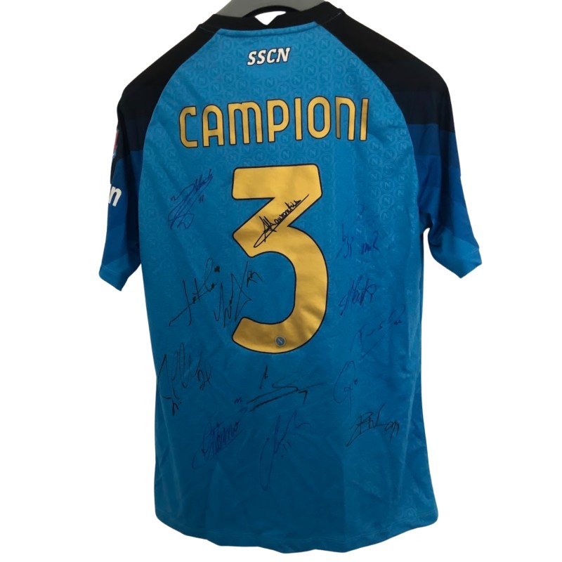 Cofanetto Maglia Ufficiale Napoli 2022/23 - Autografata dalla Rosa