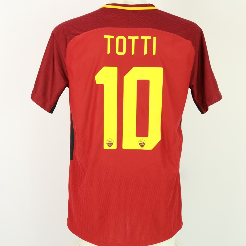 Official Totti Roma Shirt, 2016/17 Last Match