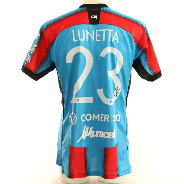 Maglia Lunetta Unwashed Catania vs Foggia, 2025 - Autografata