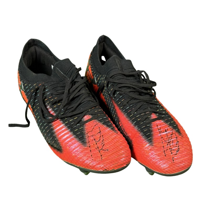 Tait's Sudtirol Signed Match-Worn Under Armour Football Shoes, 2025/26