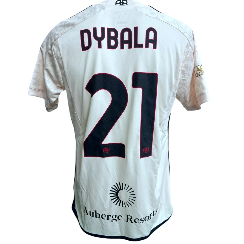 Maglia Dybala celebrativa Di Bartolomei preparata Roma vs Milan 2024