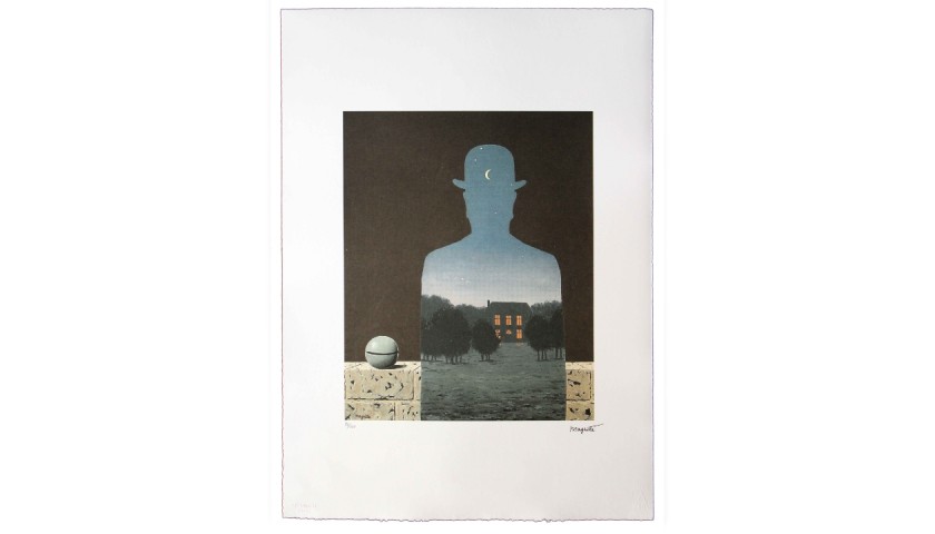 Il Donatore Felice - Litografia Originale di Rene Magritte - CharityStars