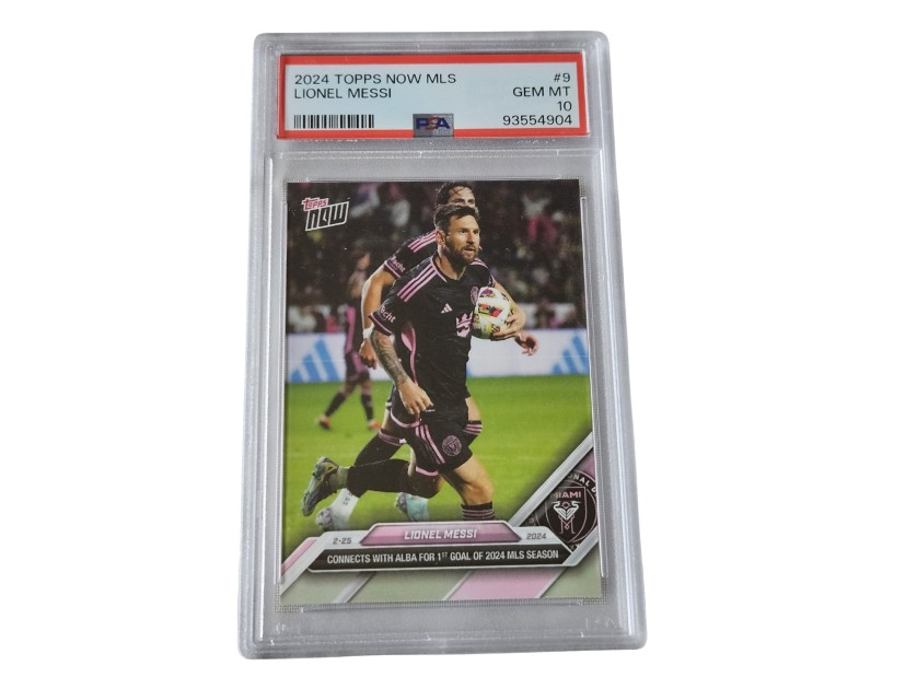 Card Lionel Messi Topps Now MLS, 2024 - #9