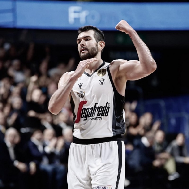 Ricci's Virtus Bologna Worn and Signed Jersey, 2019/20 