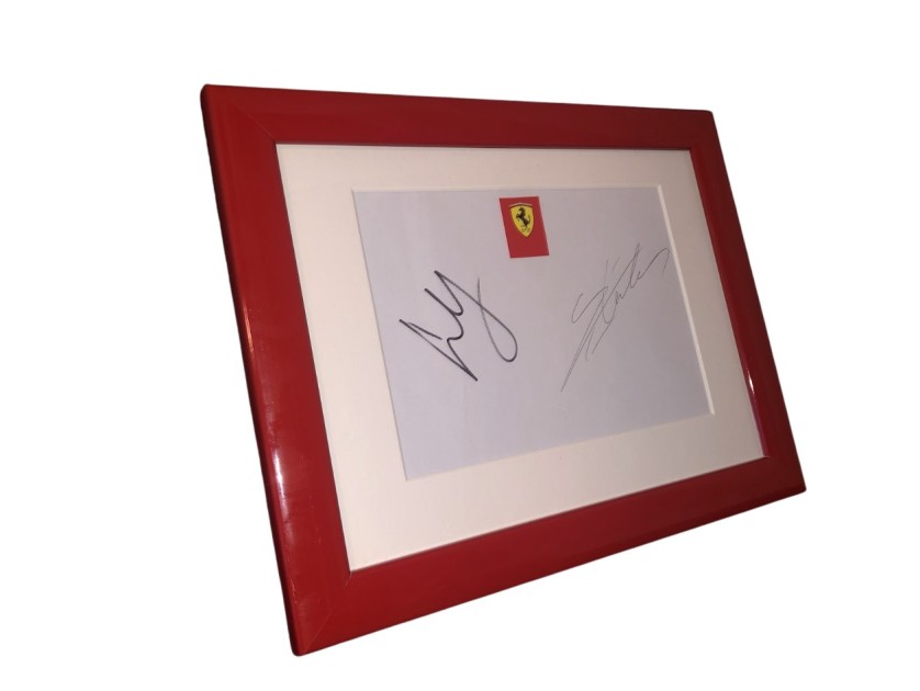 Charles Leclerc and Carlos Sainz Jr Signs