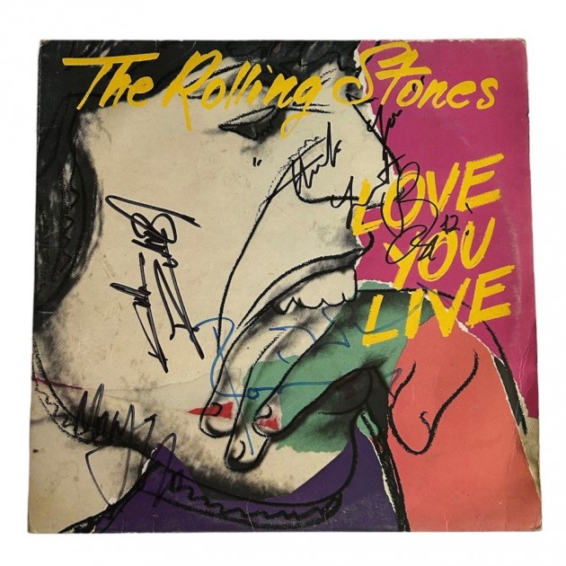 Vinile Love You Live autografato dai Rolling Stones - CharityStars