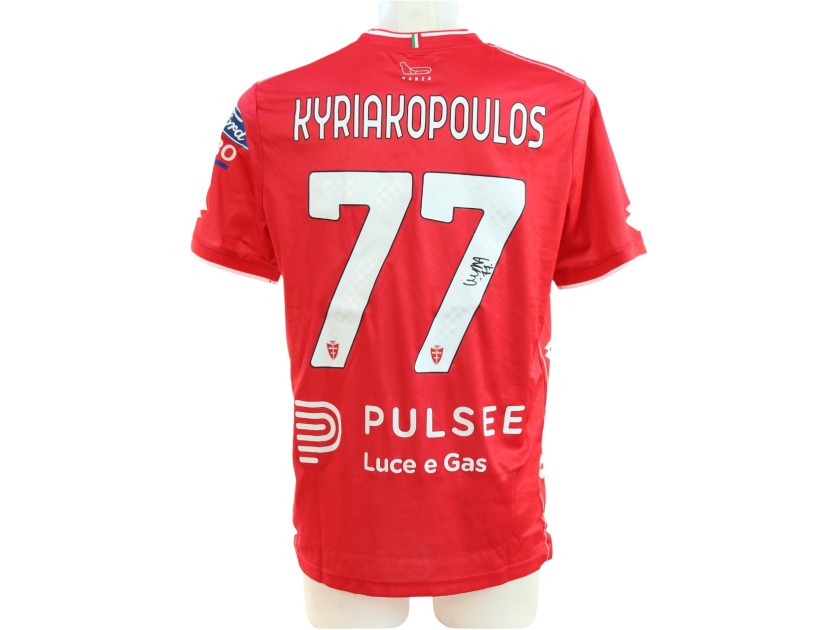 Kyriakopoulos' Signed Unwashed Shirt, Monza vs Torino 2025