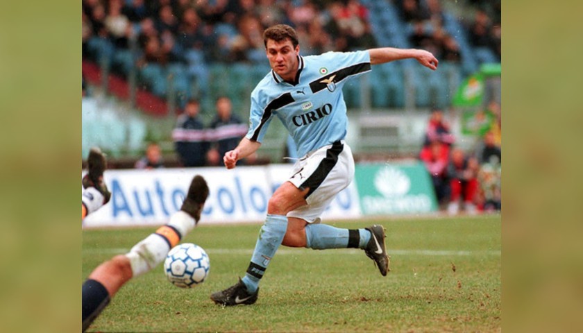 Lazio Match Bib, 1998/99 - Signed by Vieri