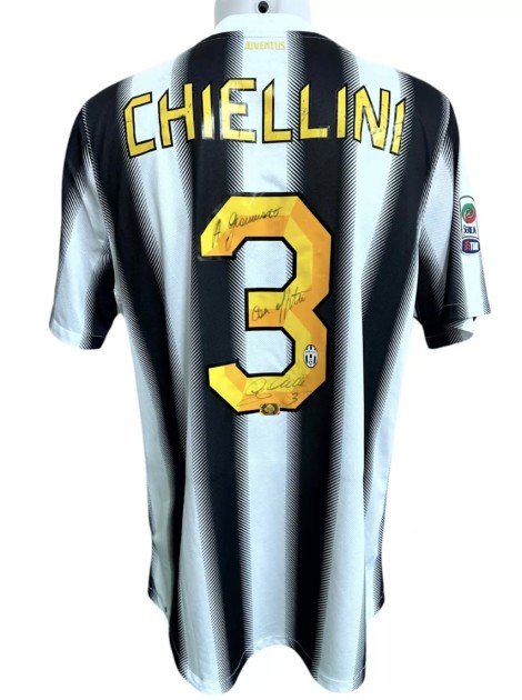 Chiellini's Juventus Signed Issued Shirt, 2011/12