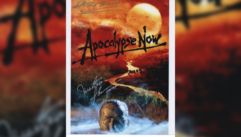 Photograph from Apocalypse Now Signed by Martin Sheen and Vittorio Storaro