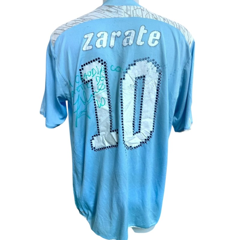 Zarate's Lazio Signed Official Shirt, 2009/10