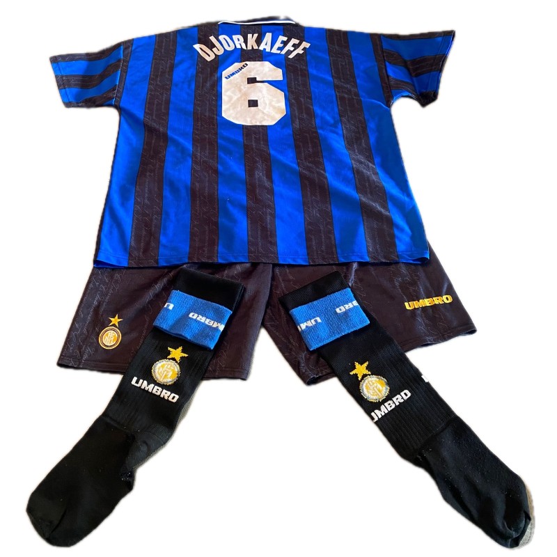 Djorkaeff's Inter Match-Issued Kit, 1996/97