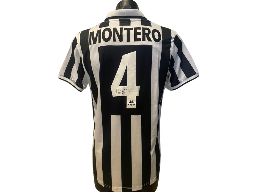 Maglia Montero Juventus, replica 2002/03 - Autografata con videoprova