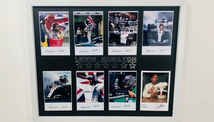Lewis Hamilton Signed Seven Championships