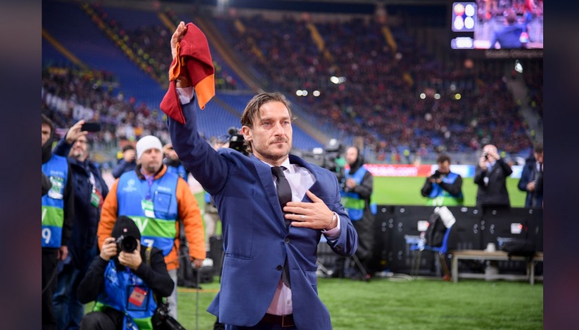 Maglia Ufficiale Totti Roma, 2017/18 - Autografata